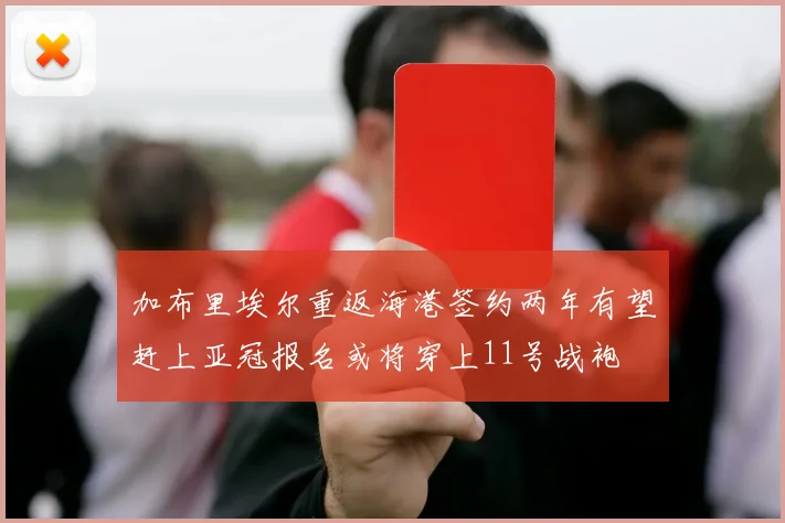 加布里埃尔重返海港签约两年有望赶上亚冠报名或将穿上11号战袍