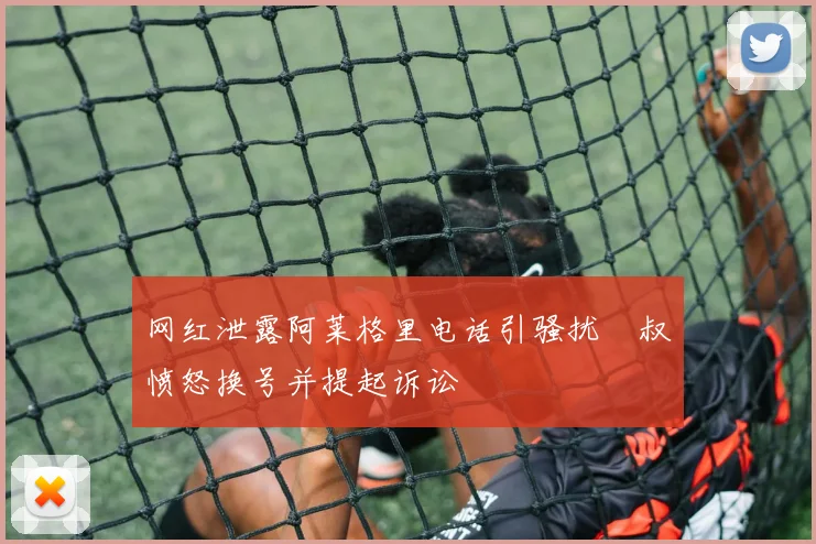 网红泄露阿莱格里电话引骚扰囧叔愤怒换号并提起诉讼