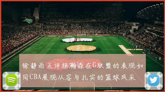 徐静雨点评杨瀚森在G联盟的表现如同CBA展现从容与扎实的篮球风采